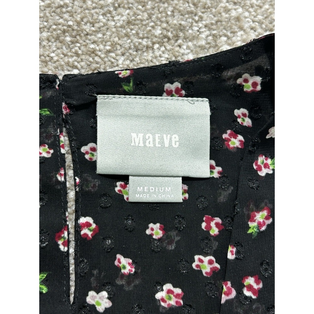 Anthropologie Maeve Women's‎ M Steffy Bell-Sleeve Blouse Boho - Picture 6 of 10